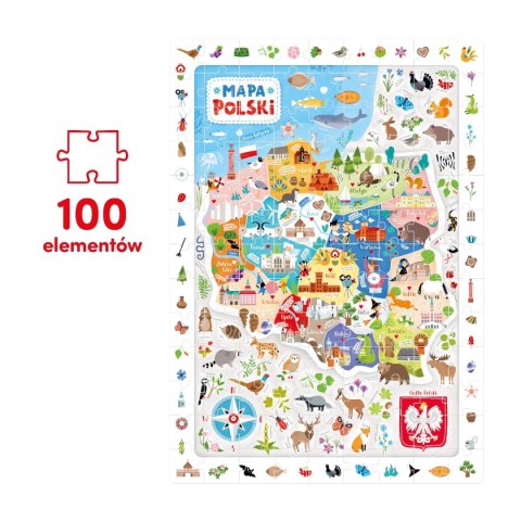 CuCzu Obserwacyjne puzzle Mapa Polski CuCzu Obserwacyjne puzzle Mapa Polski