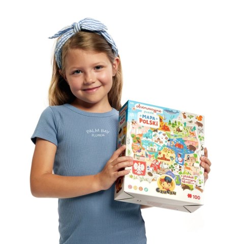 CuCzu Obserwacyjne puzzle Mapa Polski CuCzu Obserwacyjne puzzle Mapa Polski