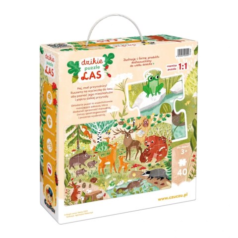 CzuCzu Dzikie puzzle Las 3+ CzuCzu Dzikie puzzle Las 3+