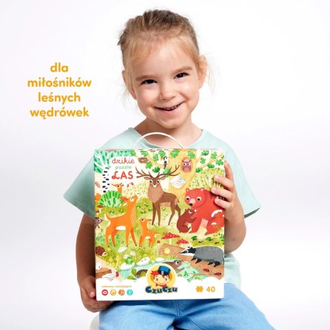 CzuCzu Dzikie puzzle Las 3+ CzuCzu Dzikie puzzle Las 3+