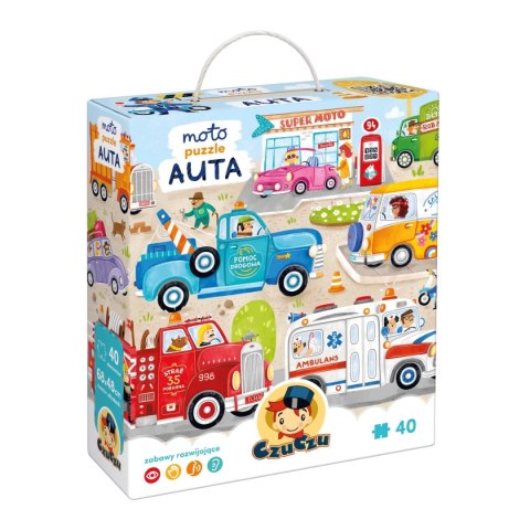 CzuCzu Moto puzzle Auta 3+ CzuCzu Moto puzzle Auta 3+