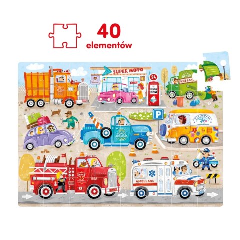CzuCzu Moto puzzle Auta 3+ CzuCzu Moto puzzle Auta 3+