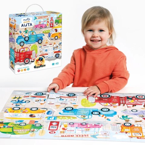 CzuCzu Moto puzzle Auta 3+ CzuCzu Moto puzzle Auta 3+