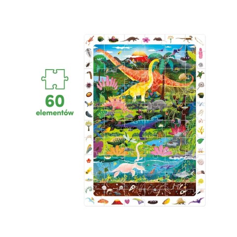 CzuCzu Obserwacyjne puzzle Dinozaury 4+ CzuCzu Obserwacyjne puzzle Dinozaury 4+