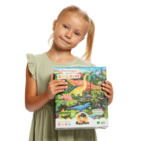 CzuCzu Obserwacyjne puzzle Dinozaury 4+ CzuCzu Obserwacyjne puzzle Dinozaury 4+