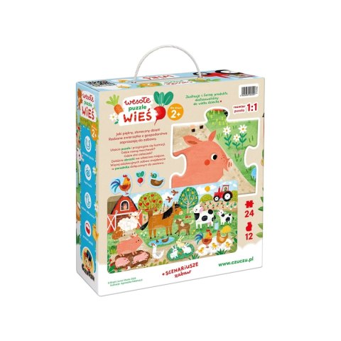 CzuCzu Wesołe puzzle Wieś 2+ CzuCzu Wesołe puzzle Wieś 2+