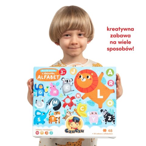 Duuuże puzzle z dziurką Alfabet 3+ Duuuże puzzle z dziurką Alfabet 3+