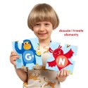 Duuuże puzzle z dziurką Alfabet 3+