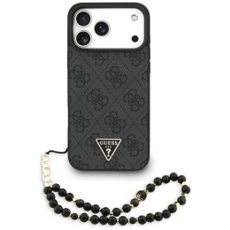 Guess 4G Strap Triangle Logo MagSafe - Etui do iPhone 17 Pro Max (czarny)