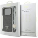 Guess 4G Strap Triangle Logo MagSafe - Etui do iPhone 17 Pro (czarny)