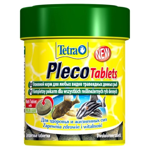 TETRA Pleco Tablets 120 Tab. pokarm tonące tabletki dla ryb dennych (T199217) TETRA Pleco Tablets 120 Tab. pokarm tonące tabletki dla ryb dennych (T199217)