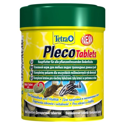 TETRA Pleco Tablets 275 Tab. pokarm tonące tabletki dla ryb dennych (T199309) TETRA Pleco Tablets 275 Tab. pokarm tonące tabletki dla ryb dennych (T199309)