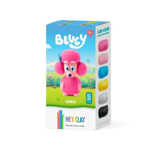 Hey Clay - Figurka Bluey Coco + akcesoriami 5pak Hey Clay - Figurka Bluey Coco + akcesoriami 5pak