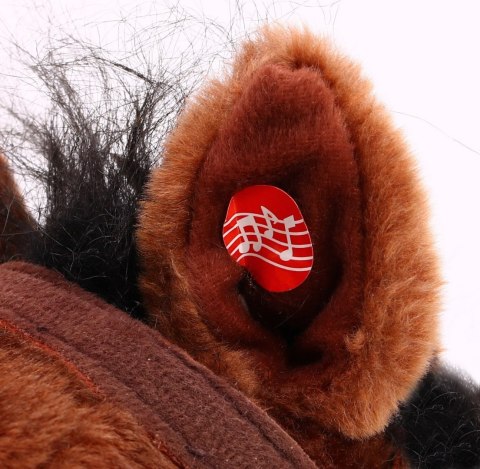 Konik Koń Na Biegunach Ciemny Brąz + Muzyka Kowbojska Konik Koń Na Biegunach Ciemny Brąz + Muzyka Kowbojska