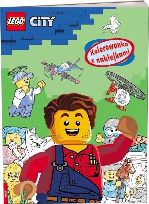 LEGO(R) City. Kolorowanka z naklejkami LEGO(R) City. Kolorowanka z naklejkami
