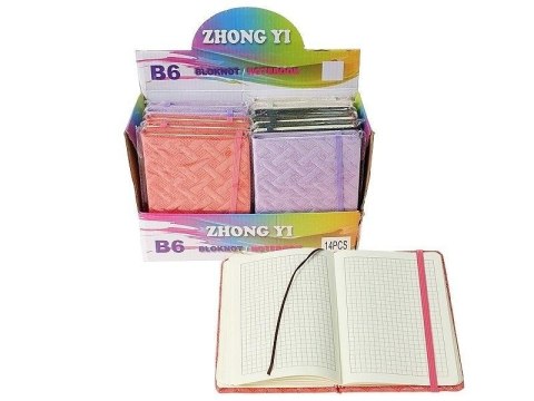 Notes B6 metaliczny z gumką MIX Notes B6 metaliczny z gumką MIX