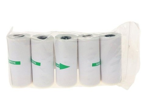 Papier termiczny biały samoprzylepny 5,5x2,5cm 5sz Papier termiczny biały samoprzylepny 5,5x2,5cm 5sz