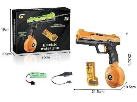 Pistolet na wodę 25cm z akumulatorem MIX Pistolet na wodę 25cm z akumulatorem MIX