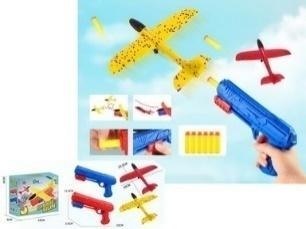 Pistolet + samolot + strzałki 6szt mix Pistolet + samolot + strzałki 6szt mix