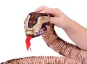 Realistyczn maskotka pluszowy wąż Pyton Birmański 180cm 14107