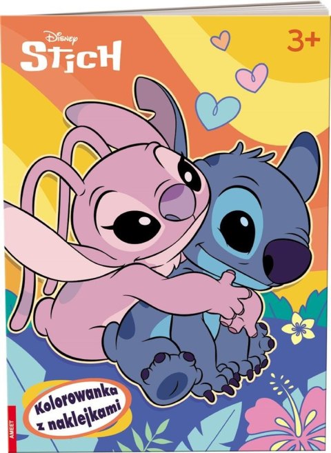 Stich. Kolorowanka z naklejkami Stich. Kolorowanka z naklejkami