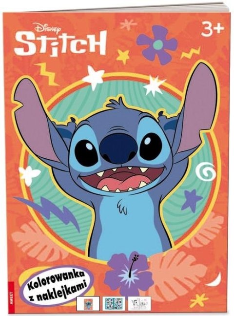 Stitch. Kolorowanka z Naklejkami Stitch. Kolorowanka z Naklejkami
