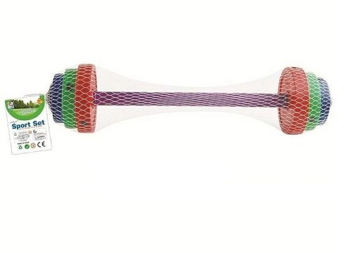 Sztanga plastikowa z obciążnikami 420g Sztanga plastikowa z obciążnikami 420g