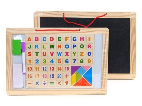 Tablica magnetyczna flamaster drewniana oprawa Tablica magnetyczna flamaster drewniana oprawa