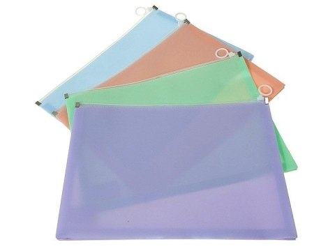 Teczka A4 plastikowa zapinana (12szt)