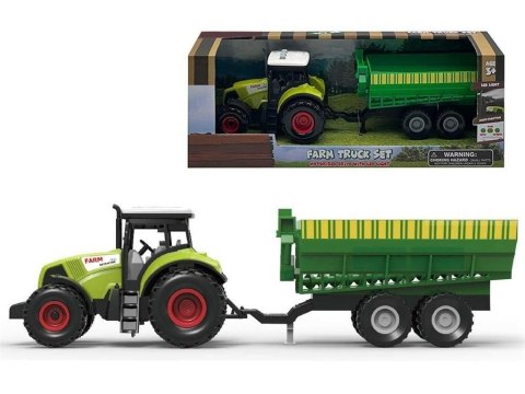 Traktor z przyczepą ze światłem i dźwiękiem Traktor z przyczepą ze światłem i dźwiękiem