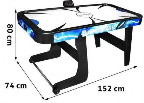 Cymbergaj dla dzieci + Stół do gry z MDF + Elektroniczny licznik punktów + Rodzinna gra Air Hockey 152x74x80cm Cymbergaj dla dzieci + Stół do gry z MDF + Elektroniczny licznik punktów + Rodzinna gra Air Hockey 152x74x80cm
