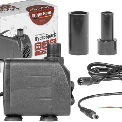 Kruger Meier HydroSpark All Connect - pompa wody 1500l/h 12V i 230V Kruger Meier HydroSpark All Connect - pompa wody 1500l/h 12V i 230V