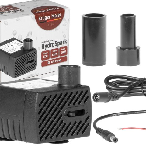 Kruger Meier HydroSpark All Connect - pompa wody 300l/h 12V i 230V Kruger Meier HydroSpark All Connect - pompa wody 300l/h 12V i 230V