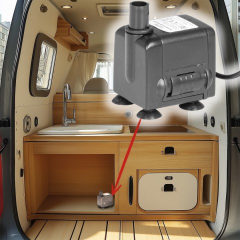 Kruger Meier HydroSpark All Connect - pompa wody 450l/h 12V i 230V Kruger Meier HydroSpark All Connect - pompa wody 450l/h 12V i 230V