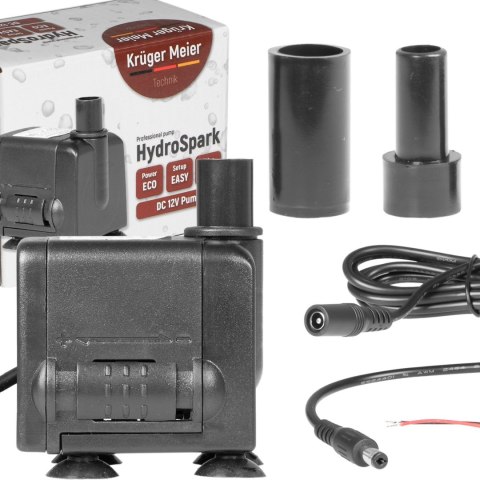 Kruger Meier HydroSpark All Connect - pompa wody 450l/h 12V i 230V Kruger Meier HydroSpark All Connect - pompa wody 450l/h 12V i 230V