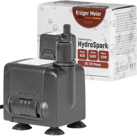 Kruger Meier HydroSpark All Connect - pompa wody 450l/h 12V i 230V Kruger Meier HydroSpark All Connect - pompa wody 450l/h 12V i 230V