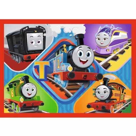 Puzzle 4w1 Tomek i Przyjaciele Odjazdowy Tomek Trefl 34619 Puzzle 4w1 Tomek i Przyjaciele Odjazdowy Tomek Trefl 34619