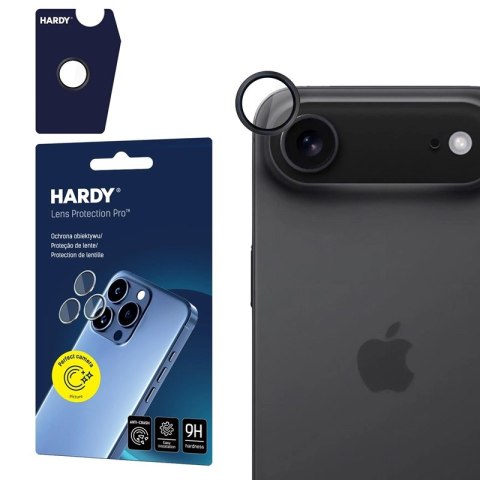 3mk HARDY Lens Protection Pro - Szkło na obiektyw aparatu iPhone 17 Air (Black)