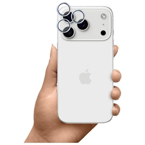 3mk HARDY Lens Protection Pro - Szkło na obiektyw aparatu iPhone 17 Pro / iPhone 17 Pro Max (Silver) 3mk HARDY Lens Protection Pro - Szkło na obiektyw aparatu iPhone 17 Pro / iPhone 17 Pro Max (Silver)