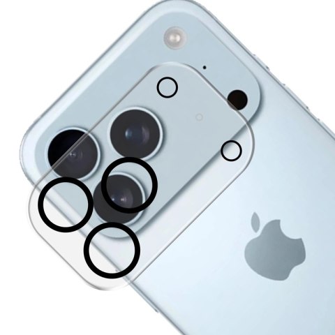 3mk Lens Pro Full Cover - Szkło na obiektyw aparatu iPhone 17 Pro Max 3mk Lens Pro Full Cover - Szkło na obiektyw aparatu iPhone 17 Pro Max