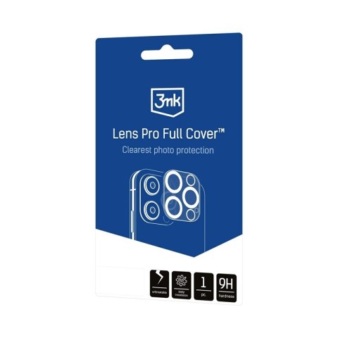 3mk Lens Pro Full Cover - Szkło na obiektyw aparatu iPhone 17 Pro 3mk Lens Pro Full Cover - Szkło na obiektyw aparatu iPhone 17 Pro