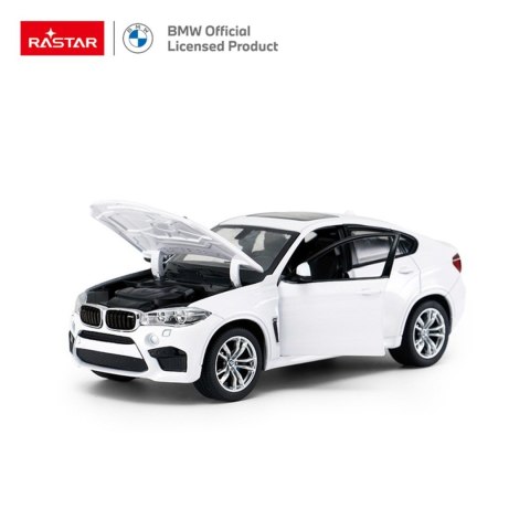 Autko Metalowe 1:24 BMW X6M Białe RASTAR Autko Metalowe 1:24 BMW X6M Białe RASTAR