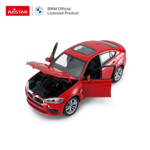 Autko Metalowe 1:24 BMW X6M Czerwone RASTAR Autko Metalowe 1:24 BMW X6M Czerwone RASTAR