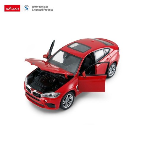 Autko Metalowe 1:24 BMW X6M Czerwone RASTAR Autko Metalowe 1:24 BMW X6M Czerwone RASTAR
