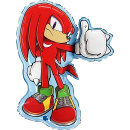 Balon Foliowy Sonic - Knuckles czerwony 54 cm, Grabo