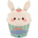 Balon foliowy Bunny Cupcake 61 cm