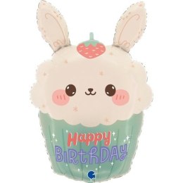 Balon foliowy Bunny Cupcake 61 cm