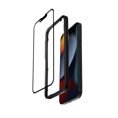 Crong 3D Armour Glass - Szkło hartowane iPhone 16e / iPhone 14 / iPhone 13 / iPhone 13 Pro + ramka instalacyjna Crong 3D Armour Glass - Szkło hartowane iPhone 16e / iPhone 14 / iPhone 13 / iPhone 13 Pro + ramka instalacyjna