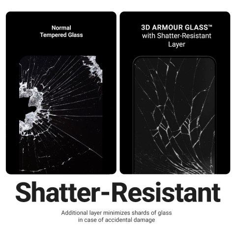 Crong 3D Armour Glass - Szkło hartowane iPhone 16e / iPhone 14 / iPhone 13 / iPhone 13 Pro + ramka instalacyjna Crong 3D Armour Glass - Szkło hartowane iPhone 16e / iPhone 14 / iPhone 13 / iPhone 13 Pro + ramka instalacyjna