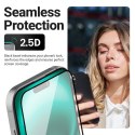 Crong 3D Armour Glass - Szkło hartowane iPhone 16e / iPhone 14 / iPhone 13 / iPhone 13 Pro + ramka instalacyjna